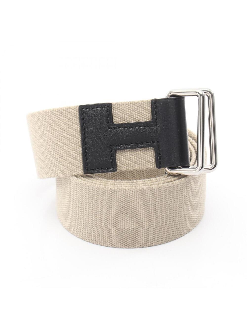 Hermes Nomade 40 Belt Canvas Leather #273271H68B